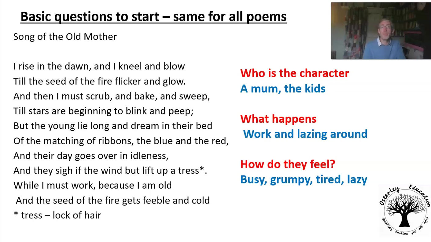 Unseen poetry